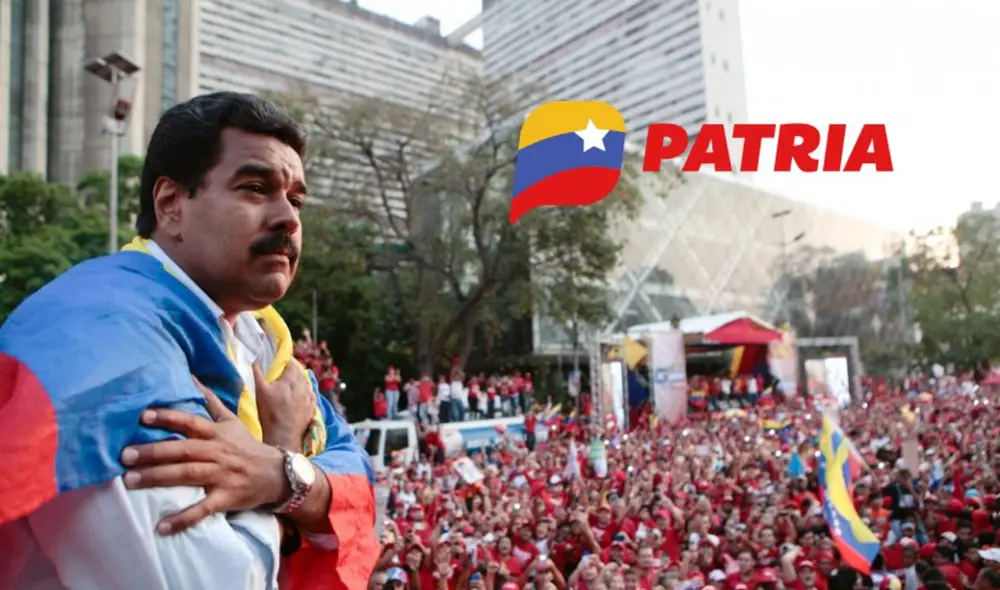 La mayoría de bonos de la patria se entregan por la plataforma del mismo nombre. Foto: composiciónLR/AFP/Patria