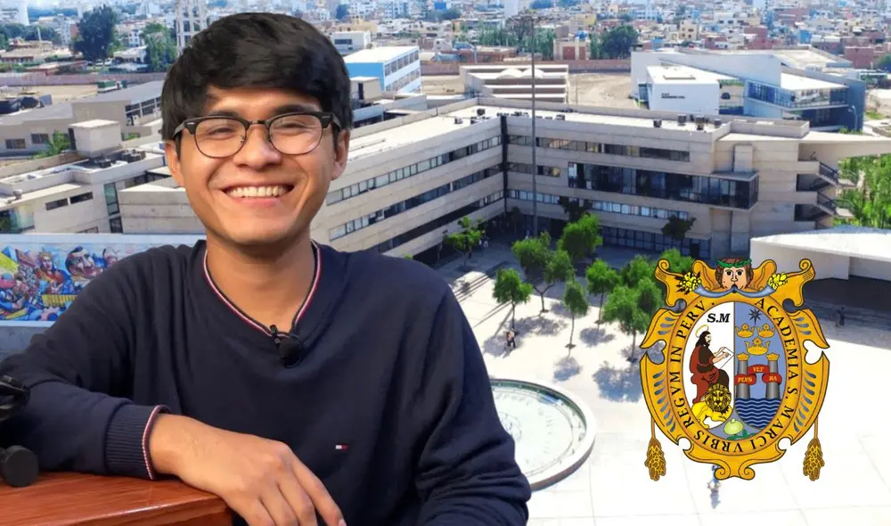 Joven peruano postuló más de 9 veces al examen de admisión de la UNMSM y logró ingresar a Medicina tras 5 años de esfuerzo. Foto: composición LR
