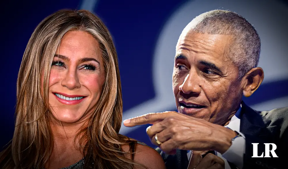 Jennifer Aniston afirma solo haber visto al ex presidente Barack Obama una sola vez en su vida. Composición LR (Jazmín Ceras). Foto: GTRES/AFP
