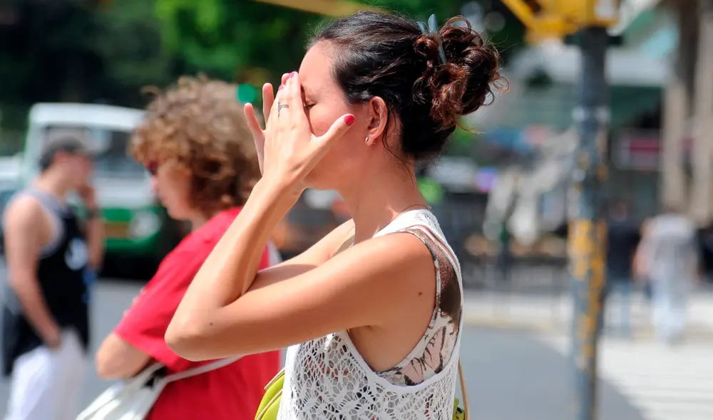 El golpe de calor sucede cuando la temperatura del cuerpo supera los 39°C o 40°C. Foto: difusión