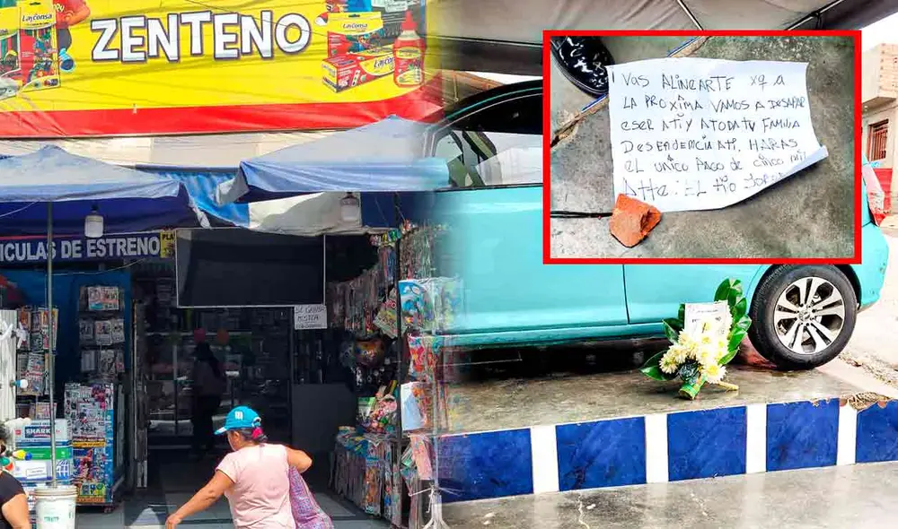 El delincuente 'Alias Jorobado' habría firmado la carta extorsiva que dejaron a dueña de librería en Carabayllo. Foto: composición LR/Andina El delincuente 'Alias Jorobado' habría firmado la carta extorsiva que dejaron a dueña de librería en Carabayllo. Foto: composición LR/Andina