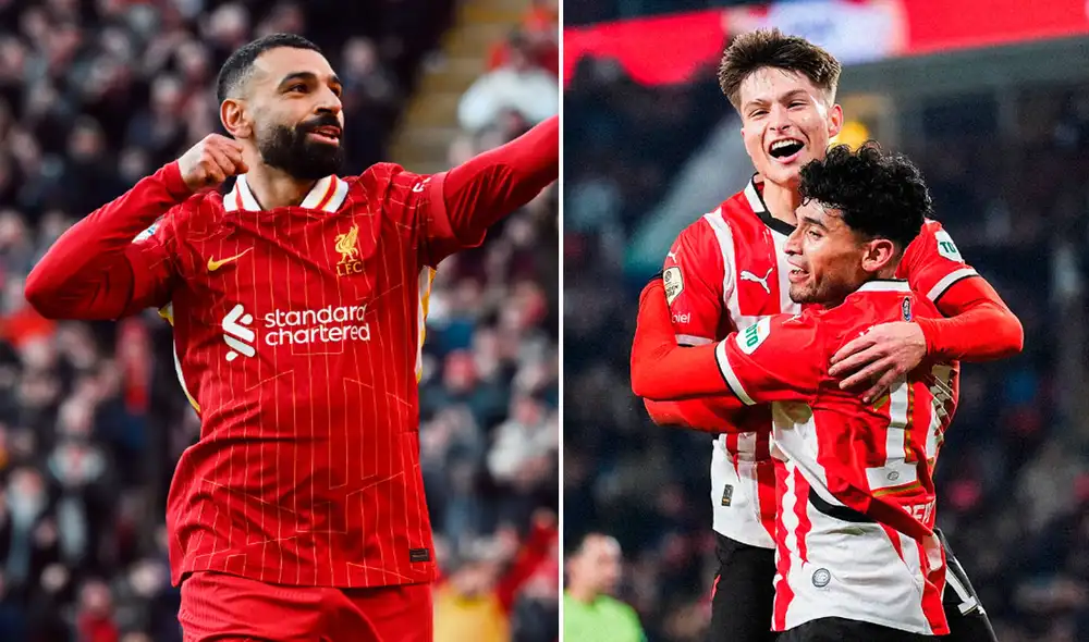 Liverpool es el líder de la Champions League, mientras que el PSV lucha por meterse en los playoffs. Foto: composición GLR