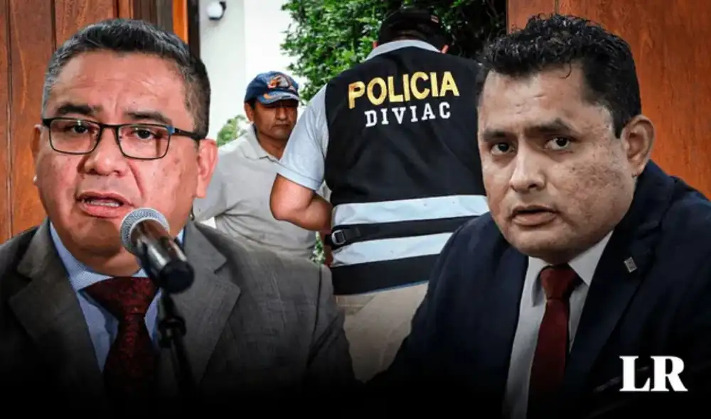 Santiváñez dijo que la Físcalía debería revisar su celular en su presencia. Foto: composición LR Santiváñez dijo que la Físcalía debería revisar su celular en su presencia. Foto: composición LR