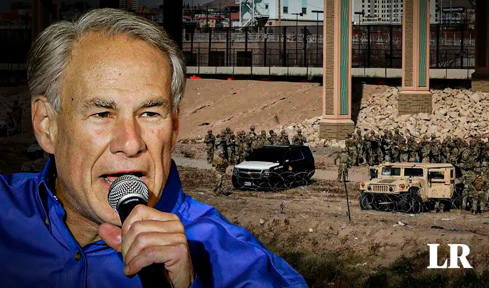 La aministración de Greg Abbot impulsa medidas polémicas en la frontera de Texas. Composición LR (Jazmín Ceras). Foto: AFP La aministración de Greg Abbot impulsa medidas polémicas en la frontera de Texas. Composición LR (Jazmín Ceras). Foto: AFP
