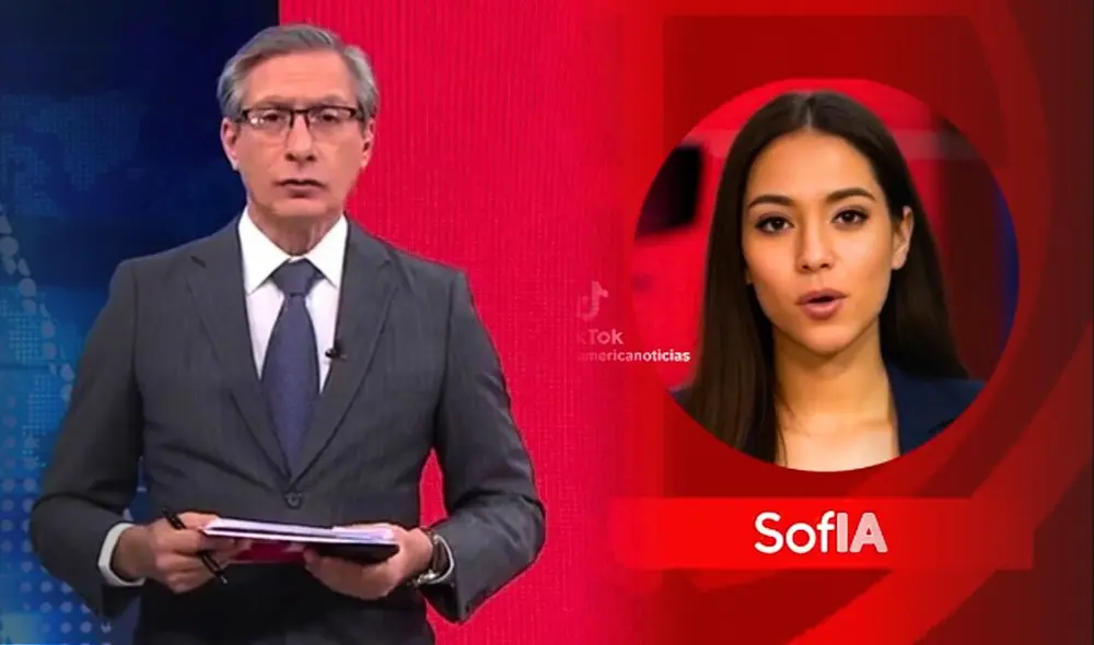 América TV presenta a su primera conductora creada con Inteligencia Artificial y redes estallan: "Lo mismo que Federico, pero más barato". Foto: composición LR/América TV
