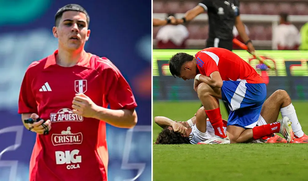 Felipe Chávez no pudo jugar este Sudamericano sub-20 con Perú. Foto: composición de LR/FPF/Conmebol Felipe Chávez no pudo jugar este Sudamericano sub-20 con Perú. Foto: composición de LR/FPF/Conmebol