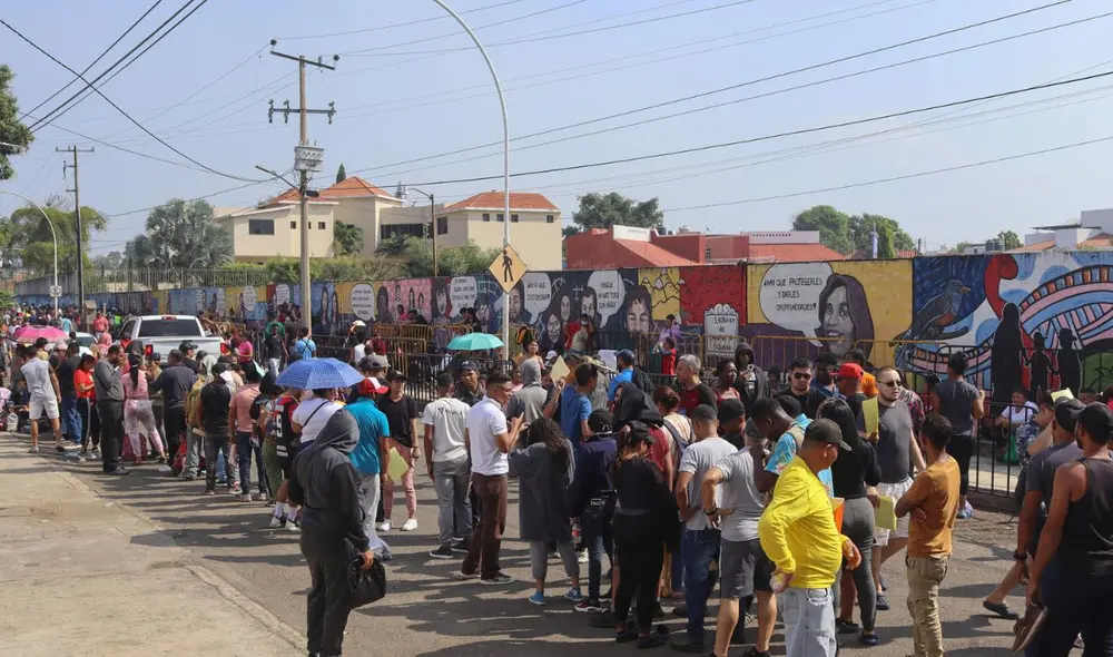 Inmigrantes en México piden asilo y sistema se satura. Foto: Despacho 505