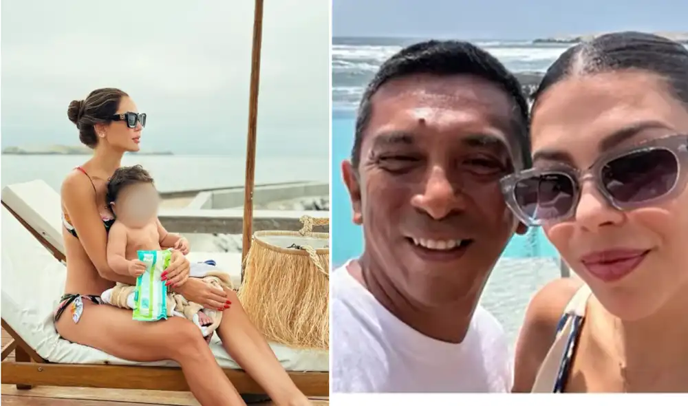 Alondra García Miró fue la exnovia de Paolo Guerrero. Foto: Composición LR/Captura América TV