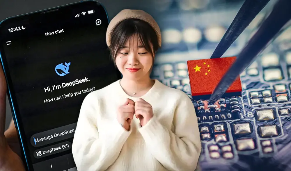 El modelo R1 de DeepSeek, diseñado por Luo Fuli con 2.000 chips, es más accesible y sostenible, lo que impulsa la independencia china en chips avanzados tras restricciones de EE. UU. Foto: composición LR/AFP/SMCP