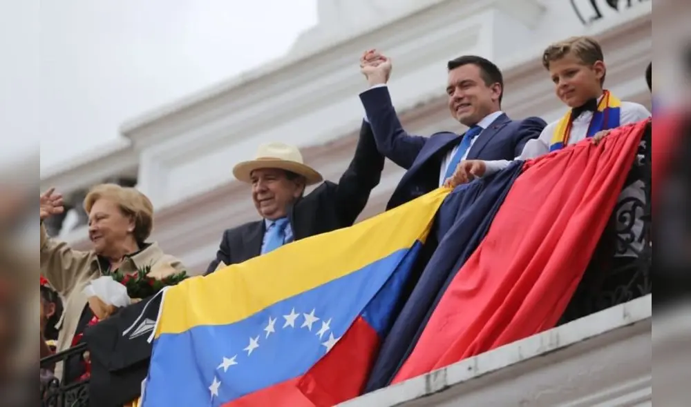 Desde el Palacio de Carondelet, casa de gobierno ecuatoriana, González Urrutia hizo un llamado a la unidad. Foto: El Comercio. Desde el Palacio de Carondelet, casa de gobierno ecuatoriana, González Urrutia hizo un llamado a la unidad. Foto: El Comercio.