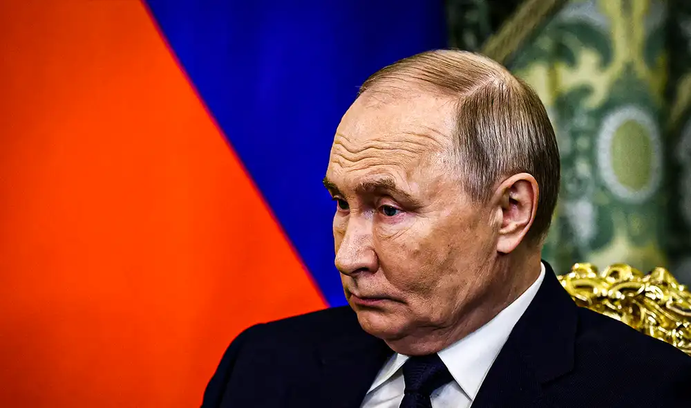 Vladímir Putin también cuestionó la autonomía de Ucrania, señalando que su resistencia depende del respaldo occidental. Foto: AFP.