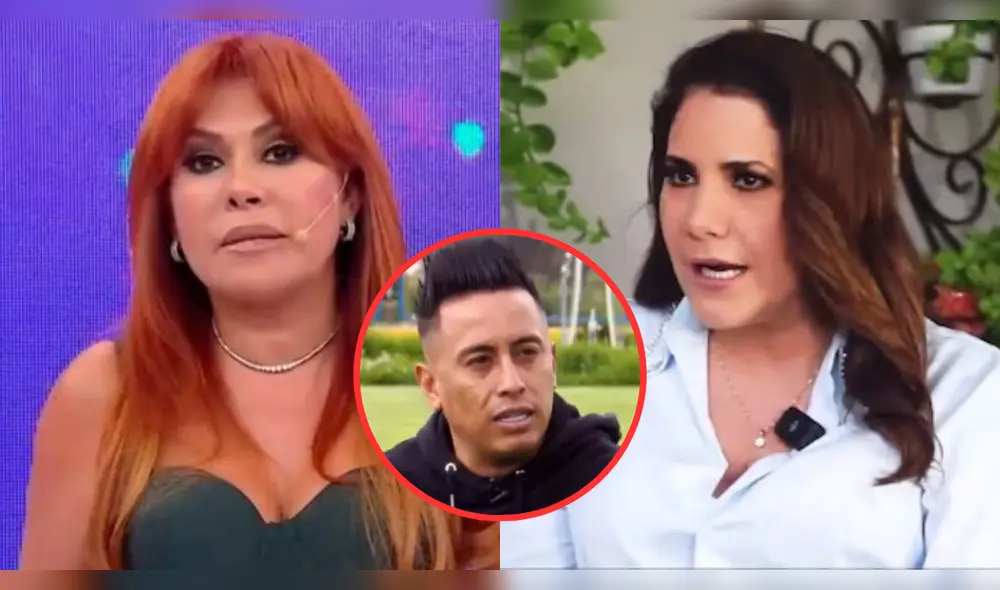 Tras la entrevista de Andrea Llosa a Christian Cueva, Magaly Medina expresa su desacuerdo. Foto: Composición LR/ATV Tras la entrevista de Andrea Llosa a Christian Cueva, Magaly Medina expresa su desacuerdo. Foto: Composición LR/ATV