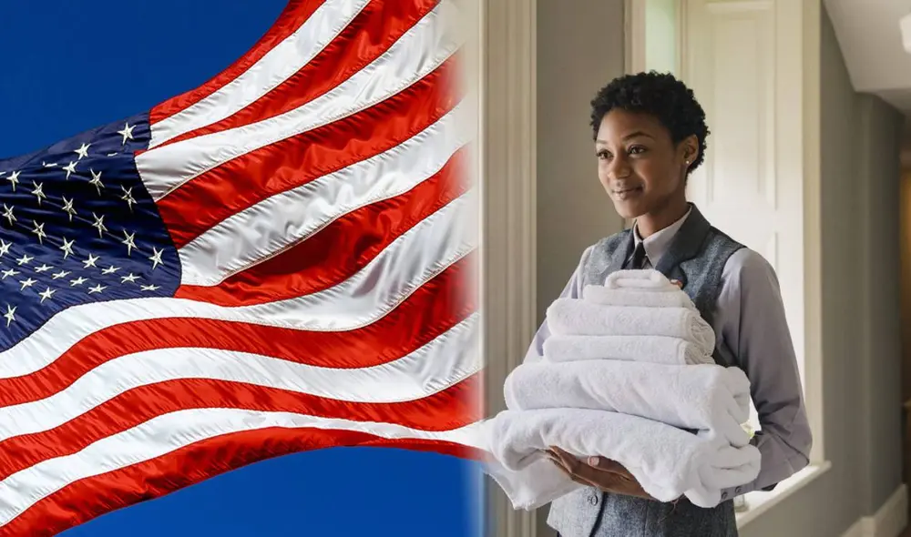 Latina revela en TikTok cuánto gana como housekeeper. Foto: Composición LR/ USA NEWS Latina revela en TikTok cuánto gana como housekeeper. Foto: Composición LR/ USA NEWS