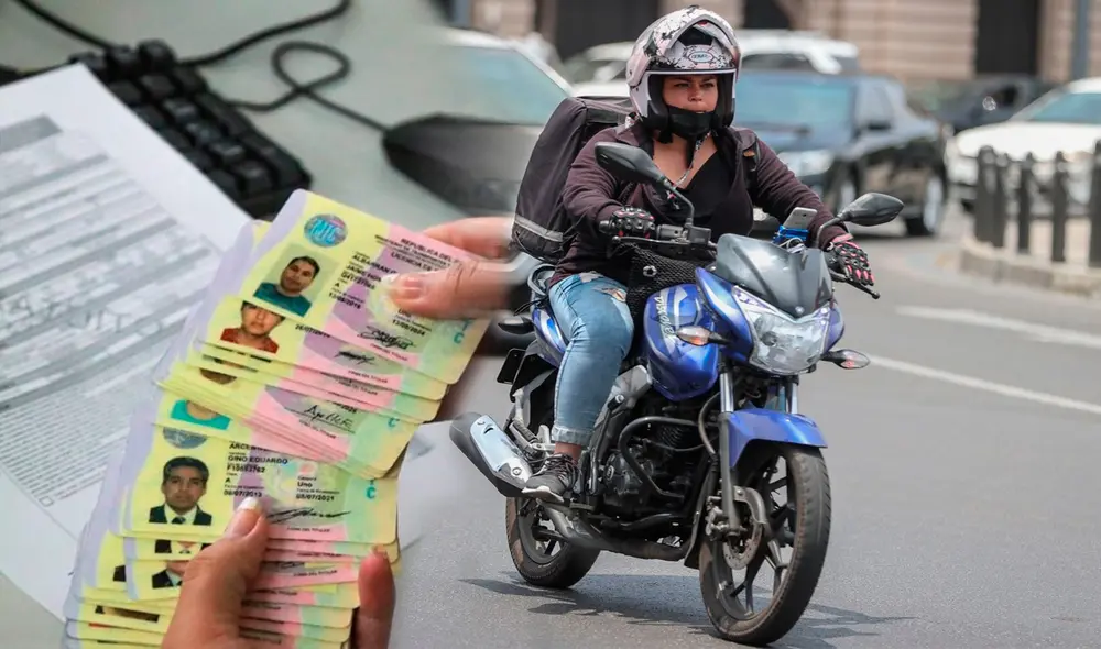 Peruanos conductores de motos o vehículos deben tener la licencia de conducir. Foto: Composición LR/Andina.
