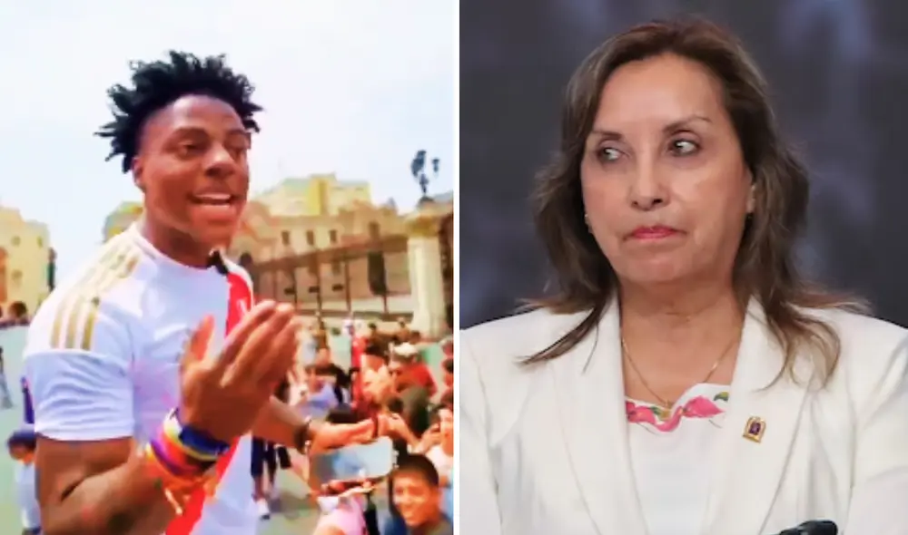 Speed repitió la frase "Fuera, Dina" que sus fanáticos dijeron en contra de la presidenta. Foto: composición LR