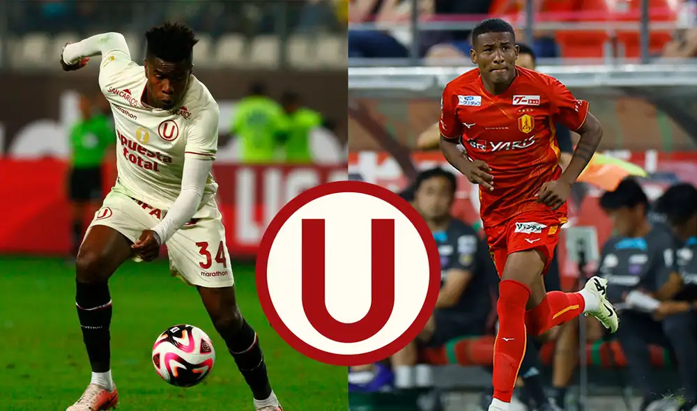 José Carabalí podría ser el sustituto de Segundo Portocarrero en Universitario. Foto: composición LR/GLR/Nagoya Grampus/X José Carabalí podría ser el sustituto de Segundo Portocarrero en Universitario. Foto: composición LR/GLR/Nagoya Grampus/X