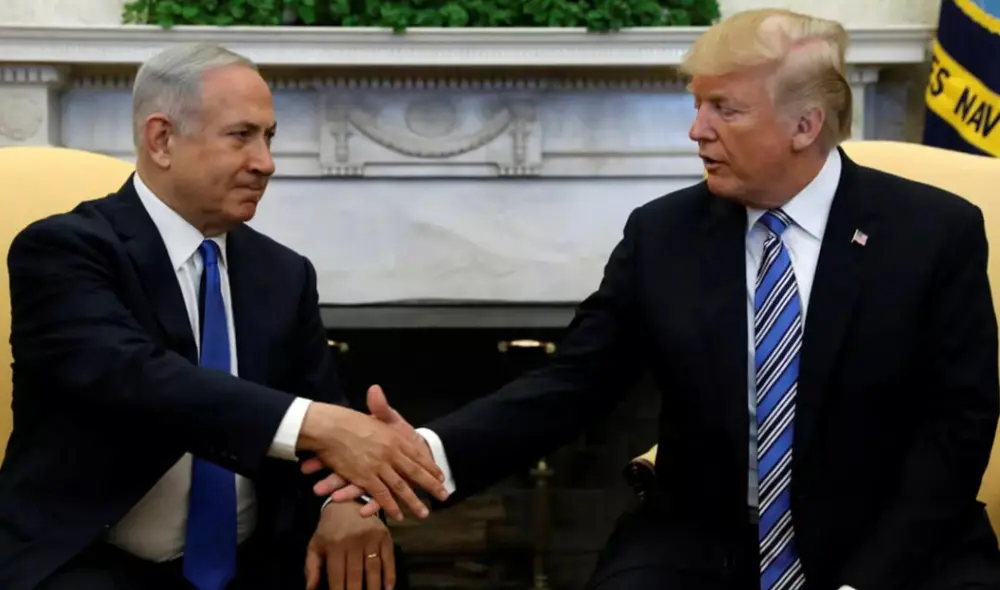La visita de Netanyahu a Trump se produce mientras EE. UU. presiona a Israel y a Hamas para que continúen un alto al fuego que ha sido un respiro. Foto: Oliver Douliery / EFE.