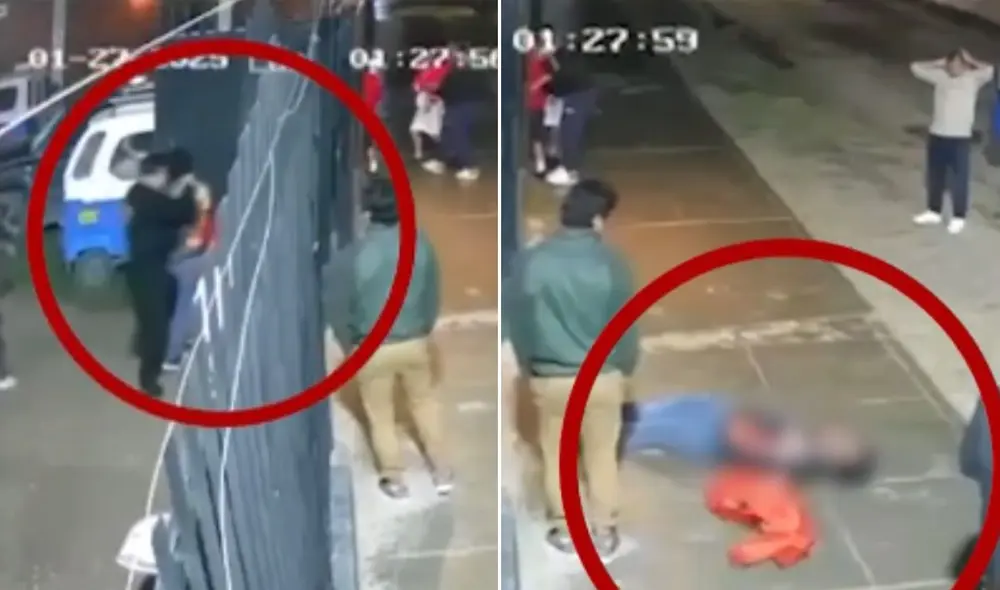 Empresario fallece tras ser empujado por agente de seguridad en discoteca de Cajamarca. Foto: captura Panorama.