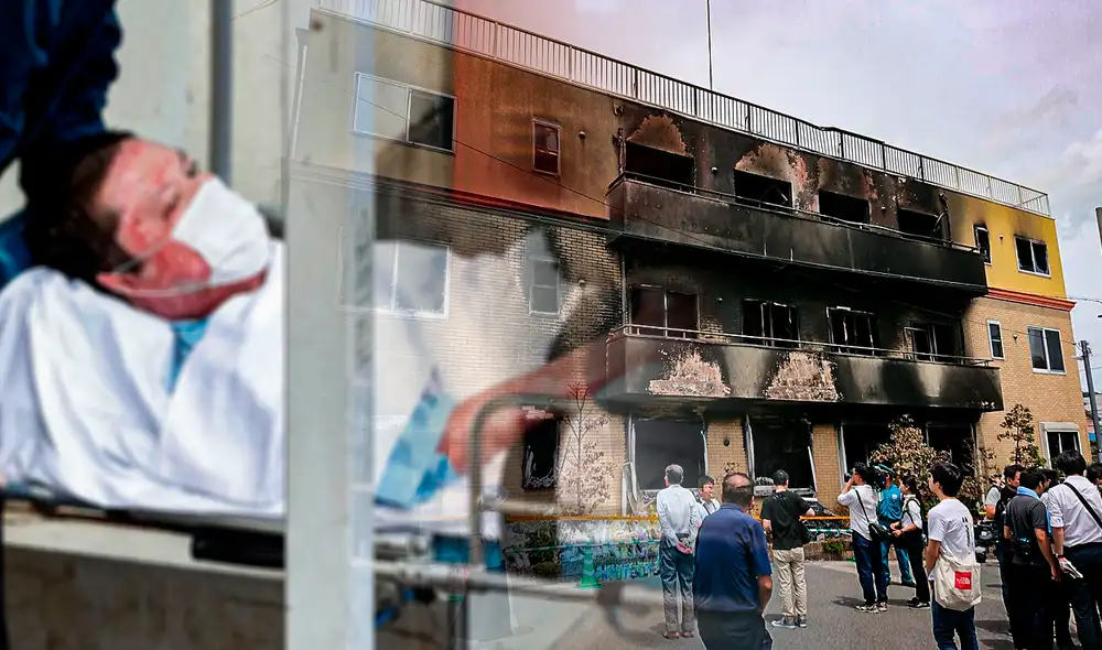 La tragedia, que afectó a Japón y al mundo de la animación, destruyó casi por completo Kyoto Animation. Foto: composición LR/Kyodo News/Wikimedia Commons. La tragedia, que afectó a Japón y al mundo de la animación, destruyó casi por completo Kyoto Animation. Foto: composición LR/Kyodo News/Wikimedia Commons.