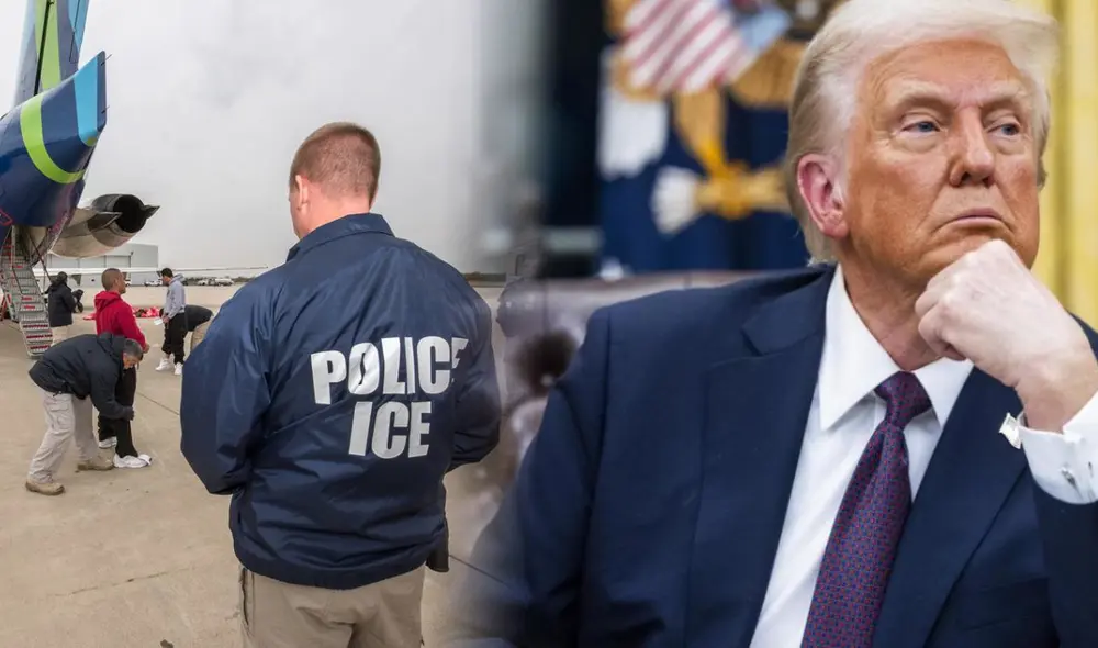 Donald Trump sigue rompiendo récord con inmigrantes deportados. Composición: Lr/CNN Donald Trump sigue rompiendo récord con inmigrantes deportados. Composición: Lr/CNN