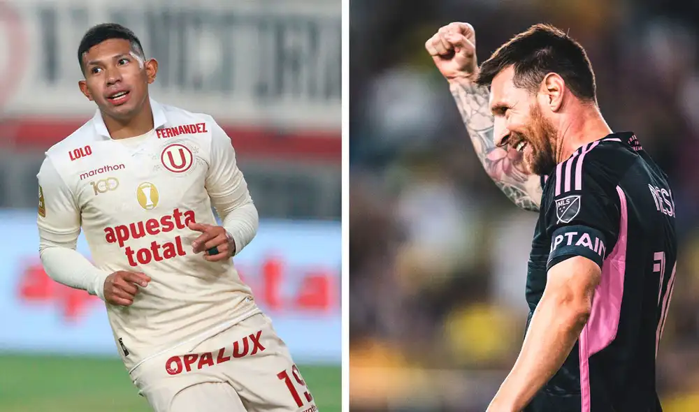 Edison Flores y Lionel Messi son las estrellas de Universitario e Inter Miami, respectivamente. Foto: composición LR/Universitario/Inter Miami/X