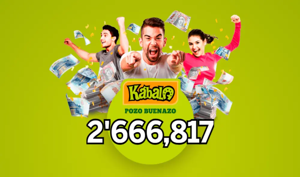El sorteo de La Kábala podría entregar más de S/2 millones. Foto: La Kábala El sorteo de La Kábala podría entregar más de S/2 millones. Foto: La Kábala
