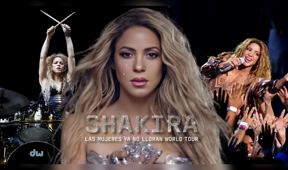 Shakira regresa con su gira 'Las mujeres ya no lloran'. Descubre las canciones que formarían parte de su setlist. Foto: Composición LR/Difusión