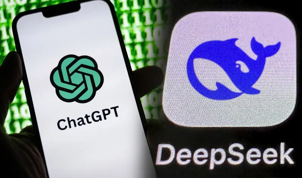 OpenAI sostiene que DeepSeek utilizó su tecnología sin permiso para entrenar su propio modelo de inteligencia artificial, según acusación publicada por  el Financial Times. Foto: composición LR/AFP