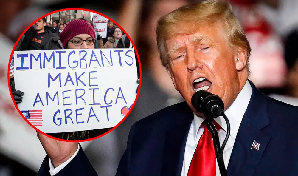 Donald Trump prometió intensificar las campañas de deportación masiva durante su gobierno. Foto: composición LR/EFE Donald Trump prometió intensificar las campañas de deportación masiva durante su gobierno. Foto: composición LR/EFE