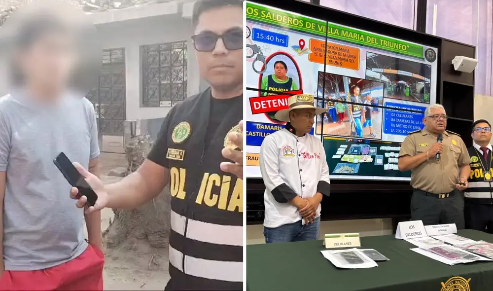 La intervención condujo a la captura de los implicados que obtenían entre 400 y 500 soles diarios. Foto: composición LR.