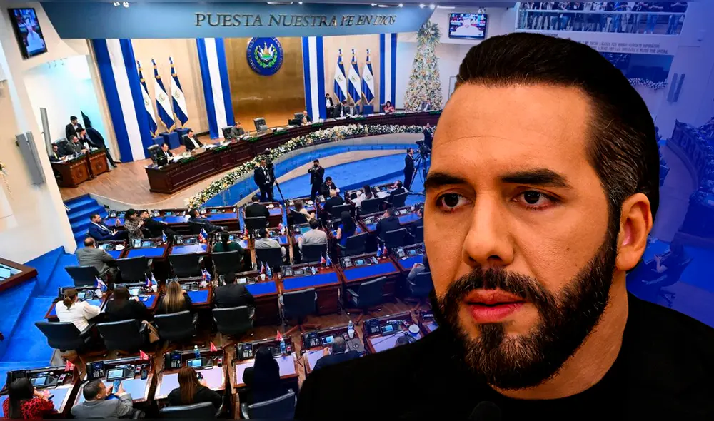 La reforma ha sido respaldada por el presidente de El Salvador, Nayib Bukele. Foto: composición LR/AFP. La reforma ha sido respaldada por el presidente de El Salvador, Nayib Bukele. Foto: composición LR/AFP.