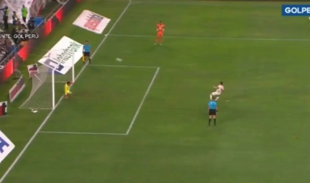 Vélez llegó a Universitario procedente de César Vallejo. Foto: captura de GOLPERU