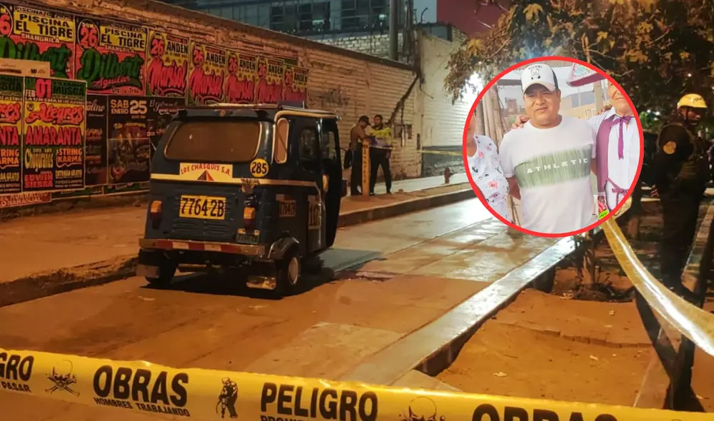 Mototaxista es asesinado a balazos por delincuentes en el distrito de Los Olivos. Foto: Composición LR - Dayana Huerta / URPI- LR