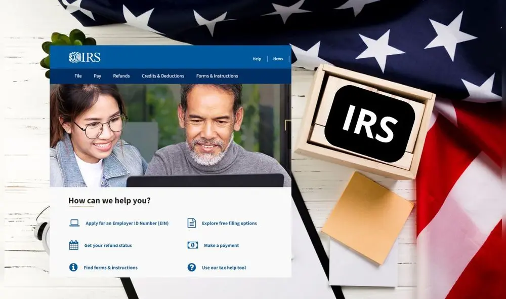 Los contribuyentes en Estados Unidos deben ingresar a la plataforma “Where’s My Refund?” en la web oficial del IRS. Foto: Composición LR/Freepik/IRS