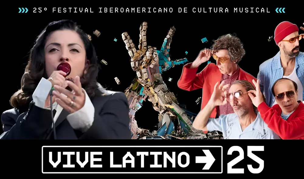 El Vive Latino 25 contará con más de 60 bandas y artistas en dos inolvidables fechas en México. Foto: composición LR/Vive Latino/Mezcalent