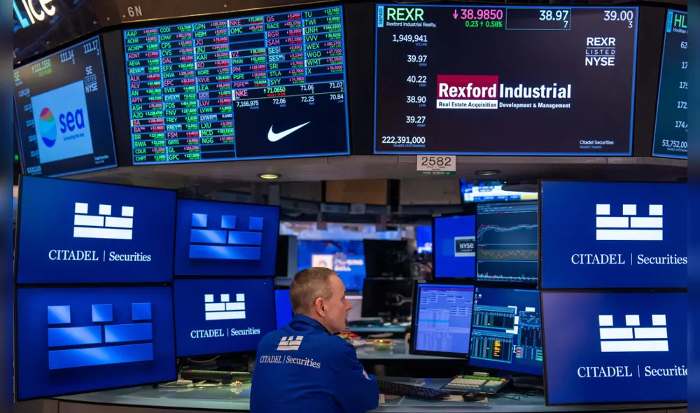 Bolsa de Valores de Nueva York. Foto: AFP. Bolsa de Valores de Nueva York. Foto: AFP.