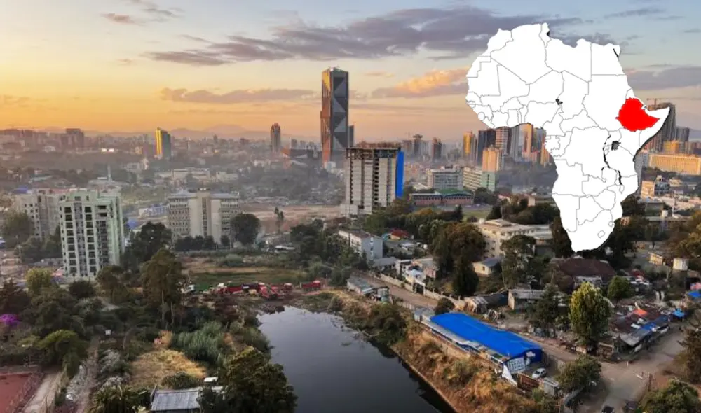 Adís Abeba es la capital del país de Etiopía. Foto: composición LR/Freepik/GlobalP