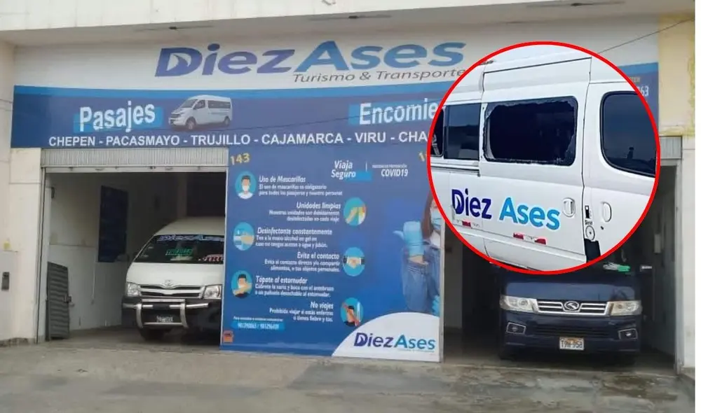 Nuevo ataque a empresa de transporte que cubre ruta en Pacasmayo y Trujillo. Foto: difusión Nuevo ataque a empresa de transporte que cubre ruta en Pacasmayo y Trujillo. Foto: difusión