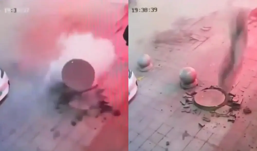 Las autoridades están investigando la explosión en Chongqing, China, y han instado a la población a evitar el uso de fuegos artificiales en áreas de riesgo. Foto: composición LR/captura de video/difusión. Las autoridades están investigando la explosión en Chongqing, China, y han instado a la población a evitar el uso de fuegos artificiales en áreas de riesgo. Foto: composición LR/captura de video/difusión.