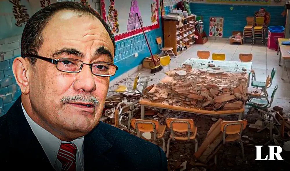 Exministro de Educación advierte sobre precariedad en infraestructura escolar y la necesidad de intervención urgente. Foto: composición Gerson Cardoso/LR Exministro de Educación advierte sobre precariedad en infraestructura escolar y la necesidad de intervención urgente. Foto: composición Gerson Cardoso/LR