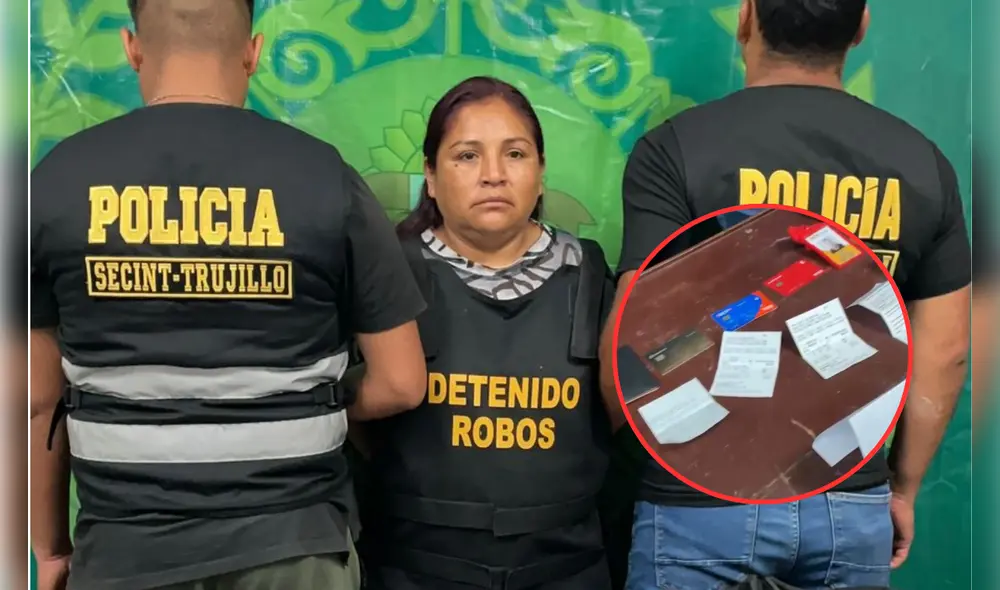 Mujer se dedicada a estafar a víctimas en el norte del país. Foto: Sergio Verde - La República