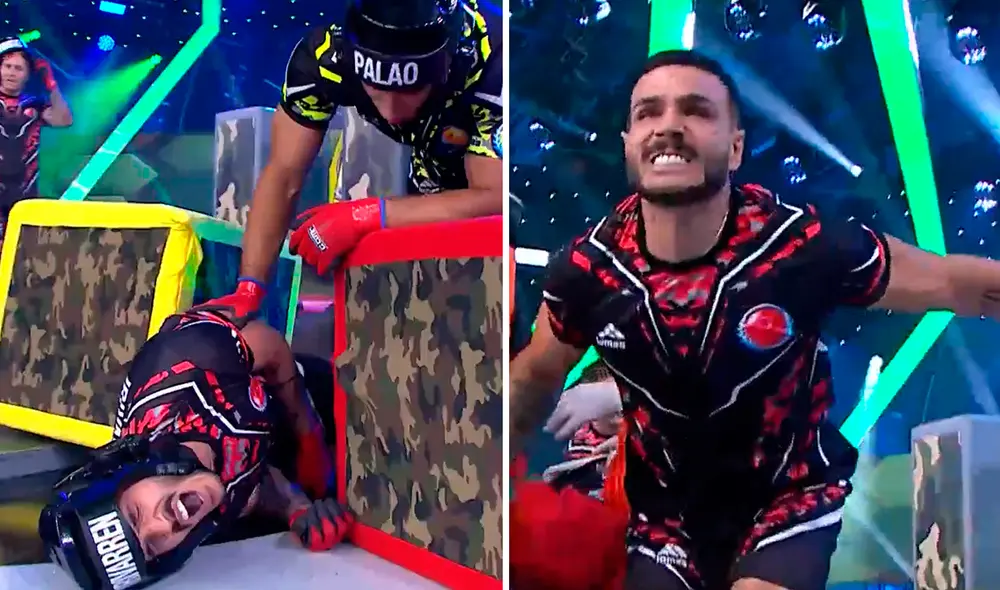 Mario Irivarren chocó con Said Palao en 'Esto es guerra'. Foto: Composición LR/Captura/América TV