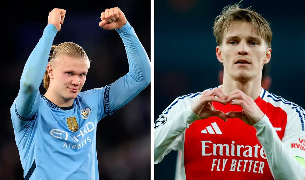 Manchester City y Arsenal chocan por la fecha 24 de la Premier League. Foto: composición LR/difusión Manchester City y Arsenal chocan por la fecha 24 de la Premier League. Foto: composición LR/difusión