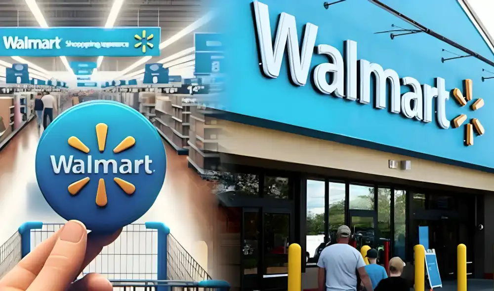 Desde febrero, Walmart rechazará billetes en mal estado en sus tiendas de EE. UU., lo que afectará a consumidores y comercios, buscando combatir la falsificación. Foto: composición LR/ Retail USA