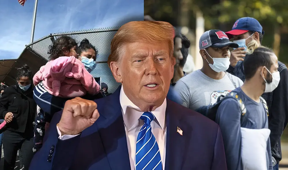 Donald Trump vuelve a poner en el centro de su agenda política la migración, impulsando medidas drásticas que generan apoyos y críticas en EE. UU. y América Latina. Foto: composición LR/EFE