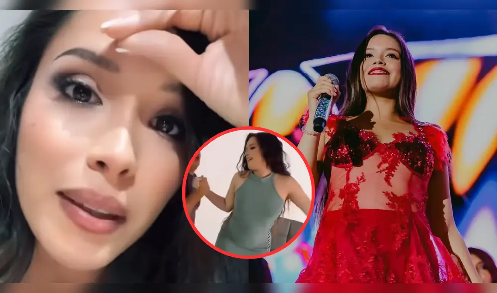 Kiara Lozano, vocalista de Corazón Serrano, desmintió los rumores de embarazo. Foto: Composición LR/Instagram