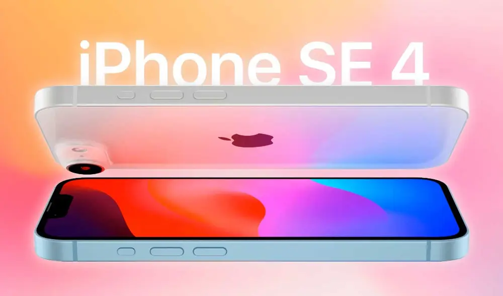 Imagen referencial de cómo luciría el iPhone SE 4. Foto: Applesfera