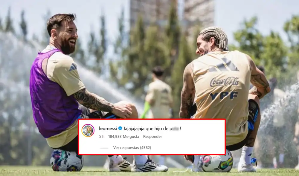 Lionel Messi y Rodrigo de Paul juegan juntos en la selección argentina desde el 2018. Foto: composición de LR/Instagram