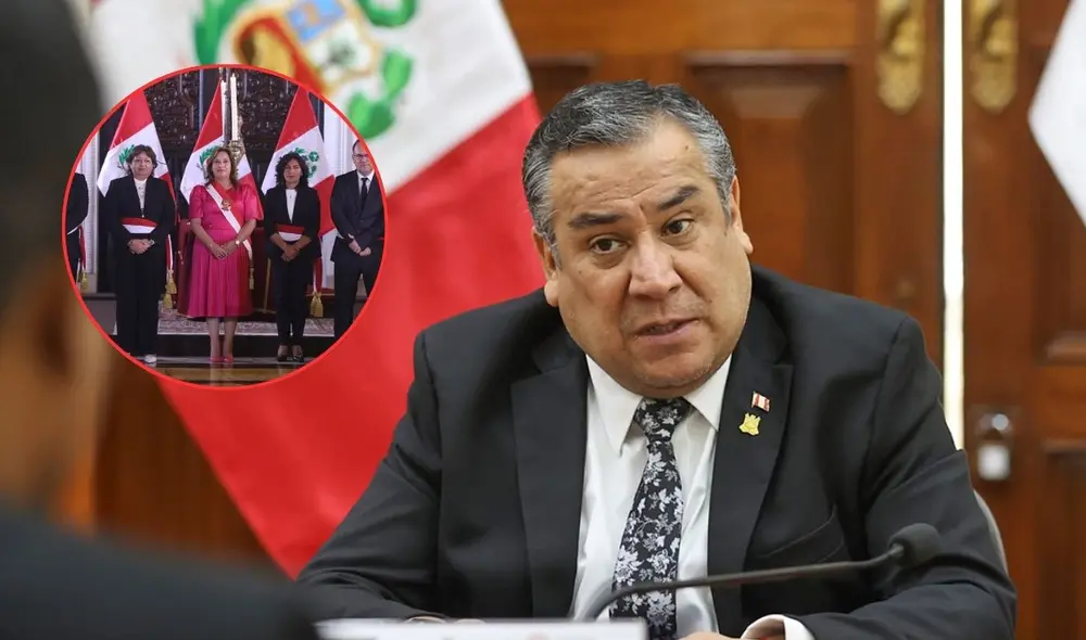 Gustavo Adrianzén participó de la juramentación de los nuevos ministros | Composición: LR.