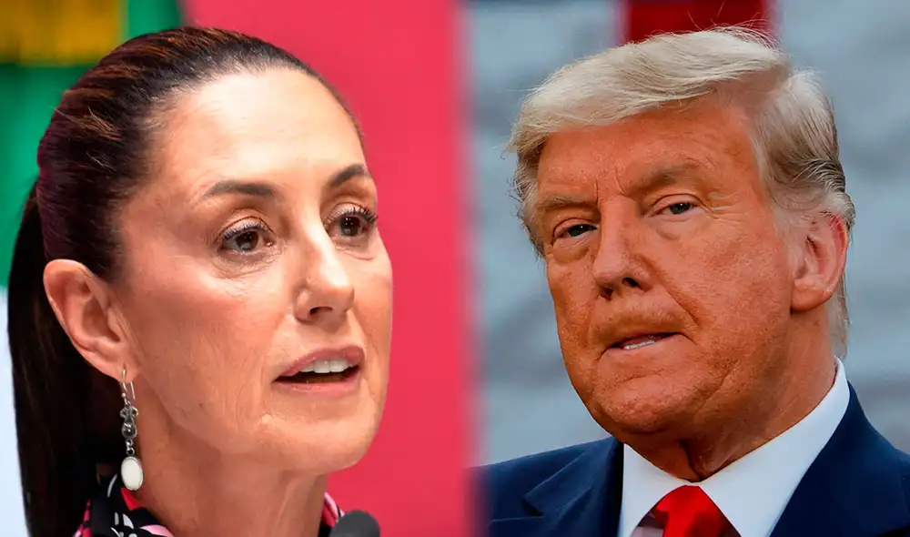 En rechazo a los señalamientos de la Casa Blanca, Sheinbaum anunció medidas arancelarias en represalia a los impuestos impuestos por Trump, afirmando que su gobierno no tolerará ataques infundados. Foto: Composición LR/ CNN